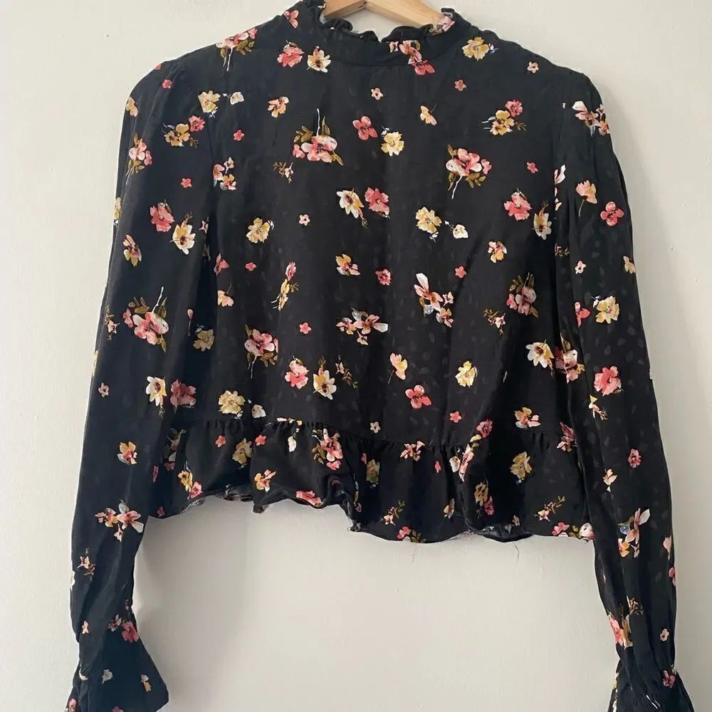 TopShop Floral blouse 
